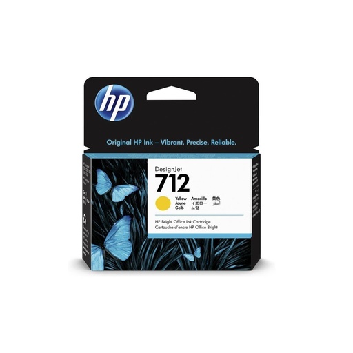 [3ED69A] TINTA HPINC 712 AMARILLO DJ T210/T230/T250/T630/T650 29 ML 3ED69A