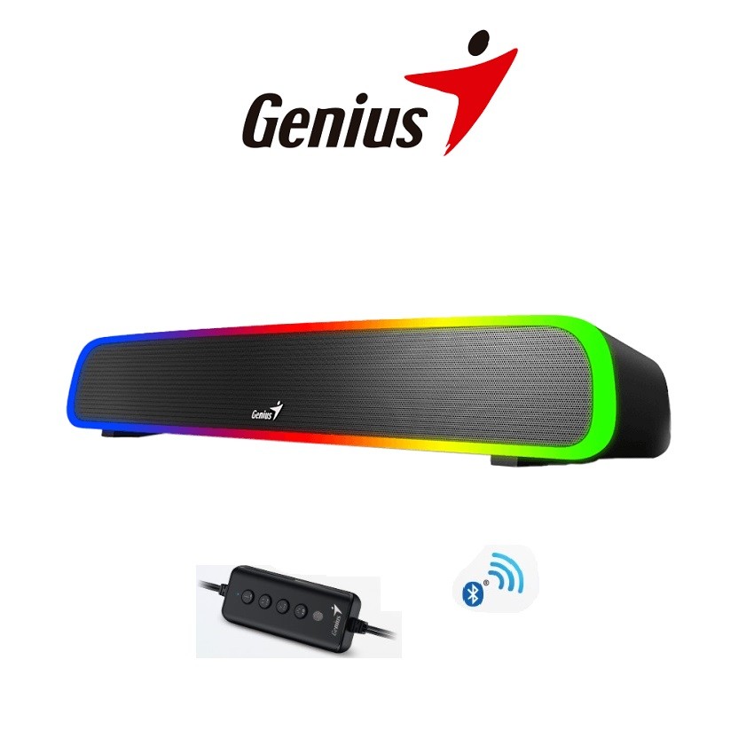PARLANTE GENIUS SOUNDBAR 200 USB NEGRO RGB/ BT