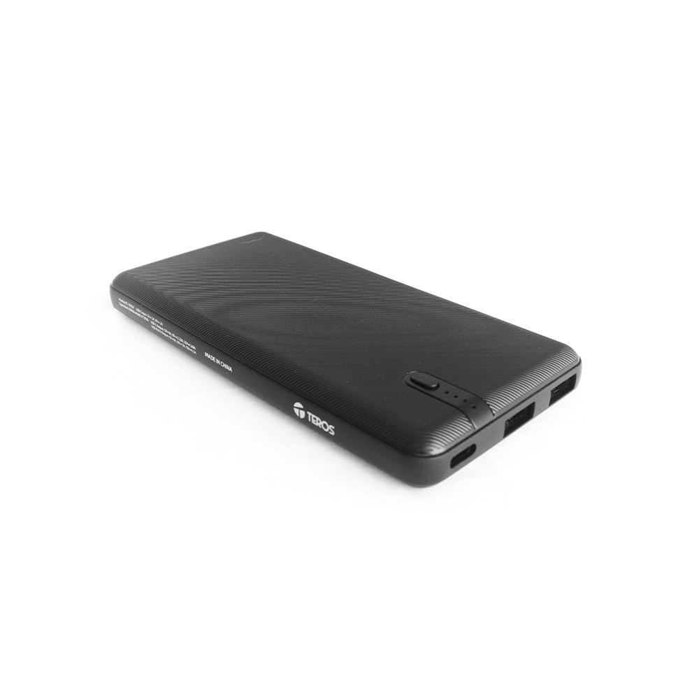 3N POWER BANK TEROS TE-7053N 10000MAH /PD20W /LITIO GRADO A / ENTRADA USB-C / 2 SALIDAS USB-A
