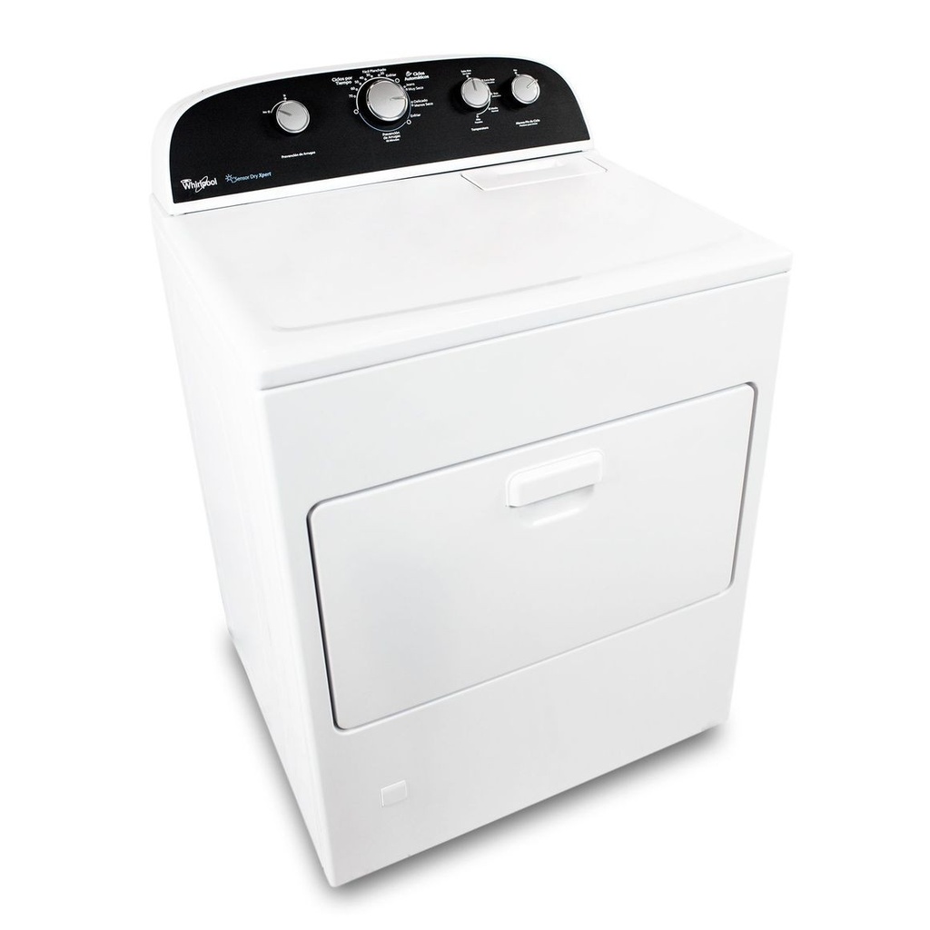 EW SECADORA WHIRLPOOL A GAS 7MWGD1900EW 19KG CARGA FRONTAL DRY XPERT BLANCA/MODELO AMERICANA