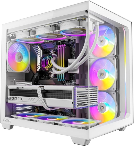 [C5ARGBWHITE] TE CASE ANTEC C5 WHITE MID TOWER ARGB 3X120MM BOTTOM 3X120MM RIGHT SIDE 1X120MM REAR