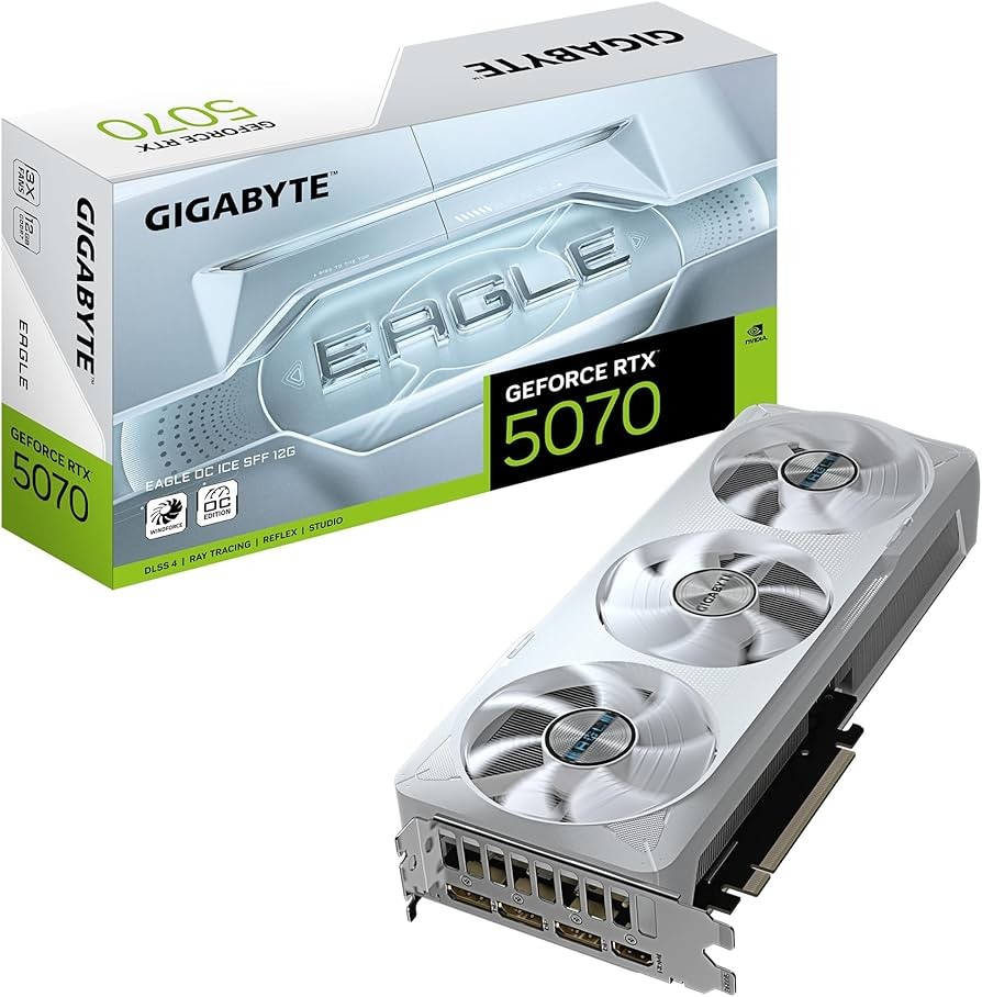 GD TARJETA/DE/VIDEO/GIGABYTE GEFORCE RTX5070 EAGLE OC ICE 12GB GDDR7 PCIE 5.0
