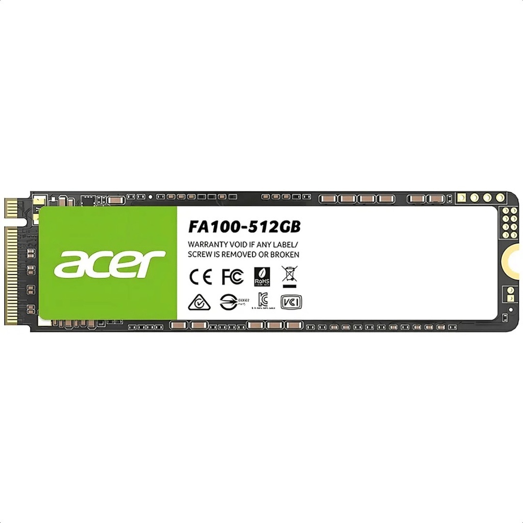 SSD ACER/ FA100 512GB M.2 2280 NVME GEN3 3300/2700 MB/S PCIE 3.0