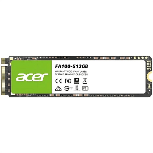[BL.9BWWA.119] SSD ACER/ FA100 512GB M.2 2280 NVME GEN3 3300/2700 MB/S PCIE 3.0