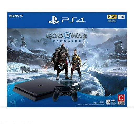 [SONCONHWSON-PS5711719573432] COMOB CONSOLA/DE/JUEGO/SONY DISCO SLIM STANDARD CORE - LATAM+ VIDEOJUEGO PS4 GOD OF WAR