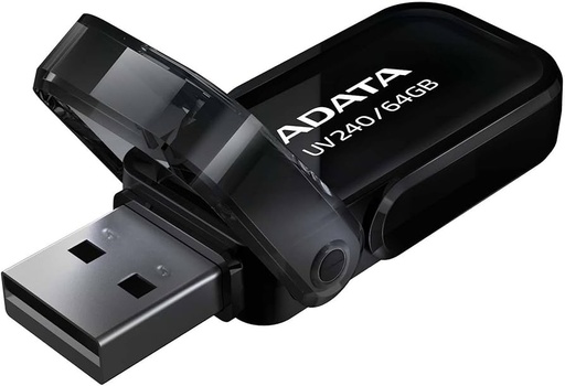 [FMEADA64GUV240R] FLASH MEMORY ADATA 64GB-UV240 USB2.0 NEGRO