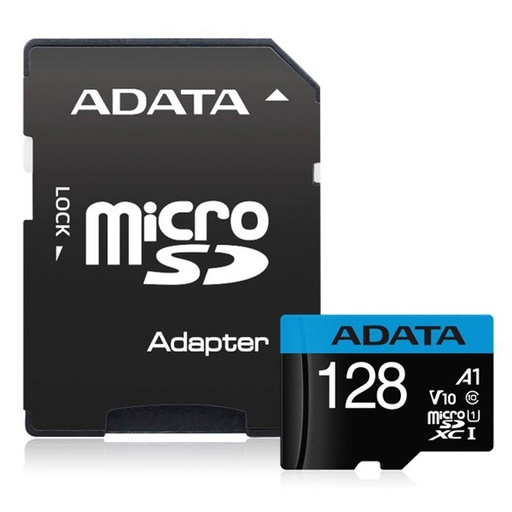 [TS-002136] MICRO-SDHC ADATA 128GB WITH ADAPTER UHS-I CLASS 10