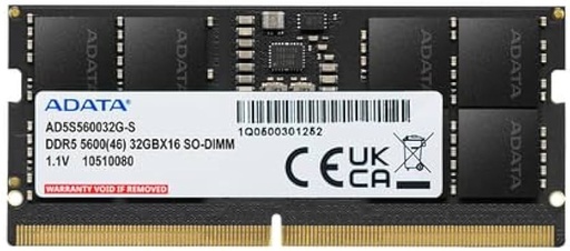 [TS-003014] SO-DIMM ADATA 16GB DDR5-5600 1.1V L46 262pin 2800MHz