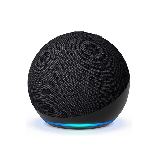 [B09B8V1LZ3] PARLANTE AMAZON ECHO DOT 5TA. GEN. /NEGRO /CON ALEXA /SENSOR TEMPERATURA /840080503653