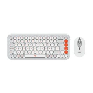 [KEYLOG920013055] TECLADO LOGITECH BLUETOOH COMBO POP ICON INAL OFF WHITE