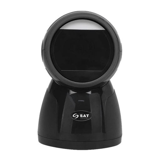 [TS-002032] Lector de Codigo de Barras SAT AI8604 de Mesa 300 Scaneos 1D - 2D USB Negro