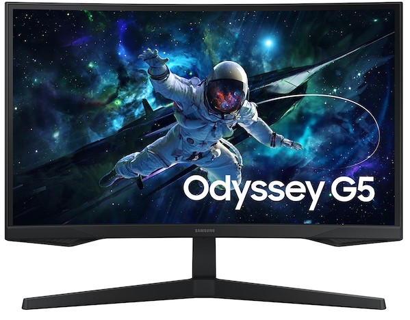 MONITOR SAMSUNG ODYSSEY G5 27INC. CURVO QHD 165HZ 1MPRT AMD FREESYNC HDMI BLACK