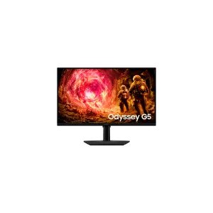 [MONSAMLS27FG500] MONITOR SAMSUNG Odyssey G5 G50F 27Inch Gaming IPS QHD 1800Hz HDMI 1ms Black