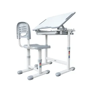 [ESCXXXEPPSE01WG] ESCRITORIO CON SILLA AJUSTABLES FOR KIDS WHITE - GRAY