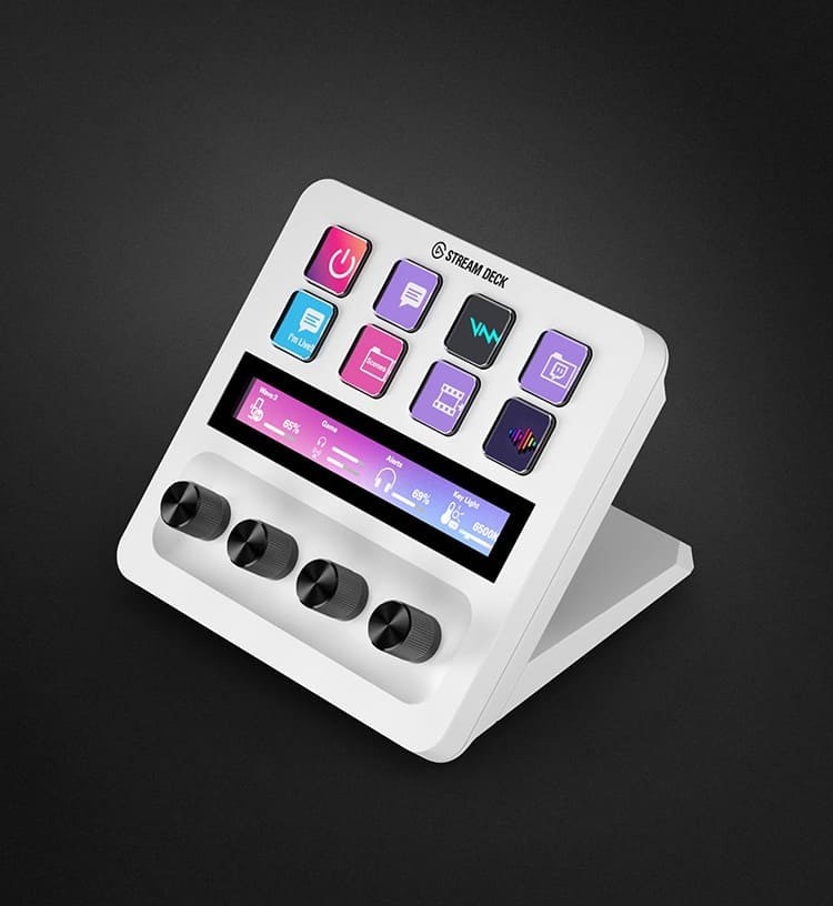 STREAM DECK PLUS ELGATO EASY AUD. VID. STREAMIG WORKFLOW CONTROL FOR OS OR WINDOWS 4.2LCD TUCH WHITE