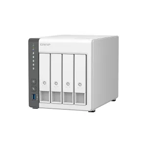 [NASQNATS4334BAY] NAS STORAGE QNAP TS-433 4-BAY QC 4GB 2RJ45 2USB2.0 USB3.0 WHITE