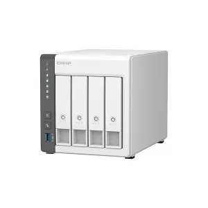 [NASQNATS4334BAY] NAS STORAGE QNAP TS-433 4-BAY QC 4GB 2RJ45 2USB2.0 USB3.0 WHITE