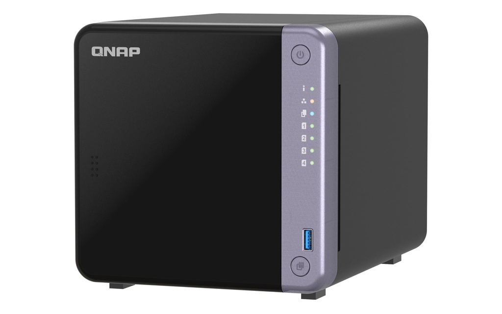 NAS STORAGE QNAP TS-432 4-BAY AL524 QC 4GB 512MB 4x3.5Inch 2.5Inch 2.5Inch-SSD 2.5GB-10GB Ether