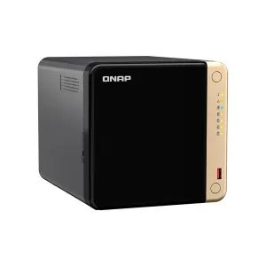 [NASQNATS4648GUS] NAS STORAGE QNAP TS-464-8G-US 4BAY Intel Celeron QC 8GB PCIe M.2 DUAL 2.5GbE Black