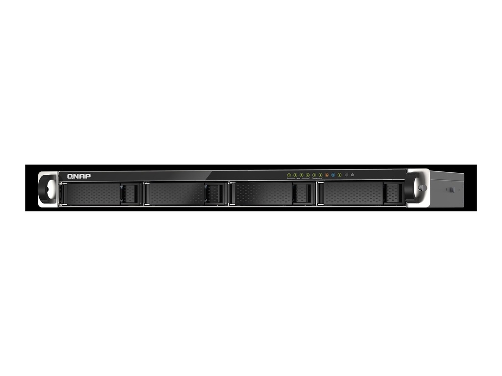 NAS STORAGE QNAP TS-435XeU 4-BAY RACK Octeon QC 4GB 2.5GbE SSD M.2 MVMe Corta Profundidad