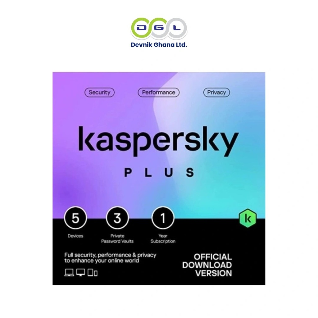 ANTIVIRUS KASPERSKY PLUS - SEGURIDAD - RENDIMIENTO - PRIVACIDAD