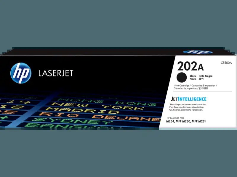 HP - Cartucho de Tóner LaserJet 202A Negro