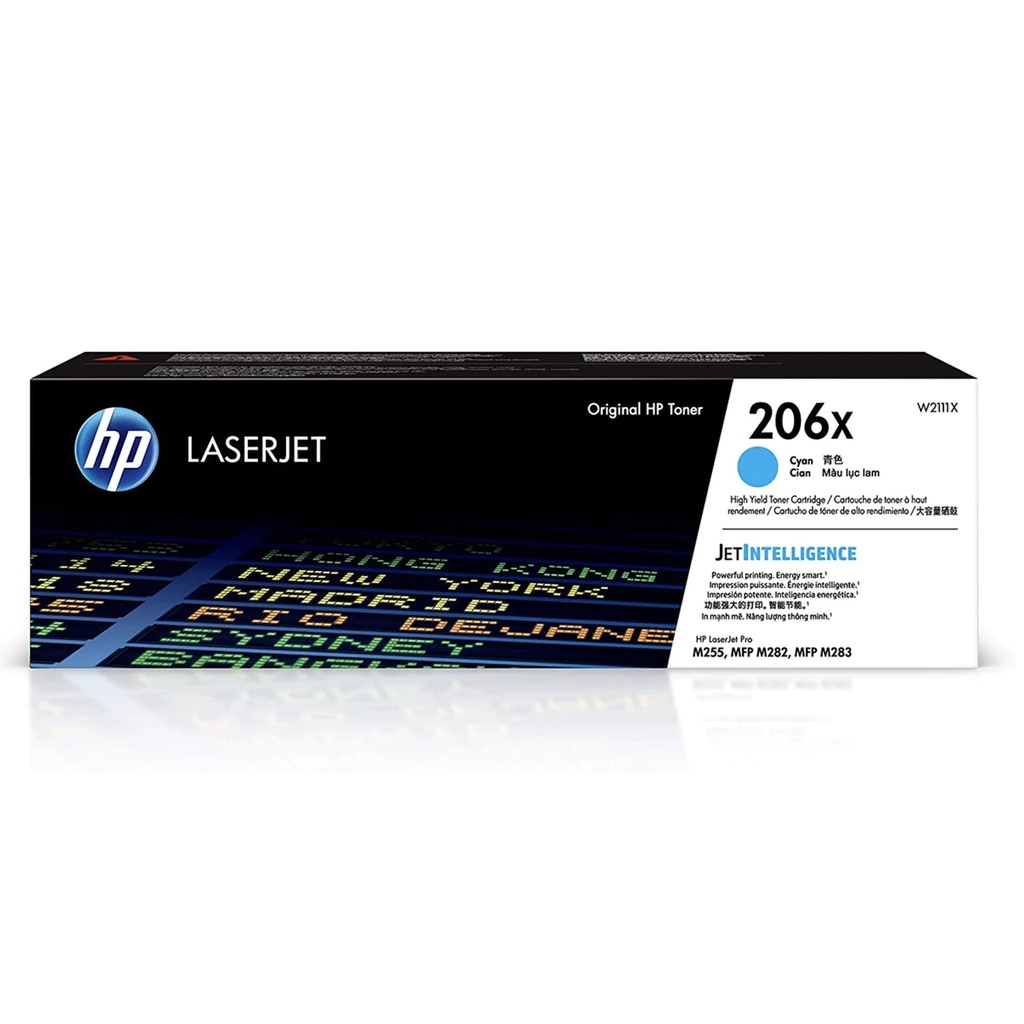 HP 206X CYAN LASERJET TONER CARTRIDGE