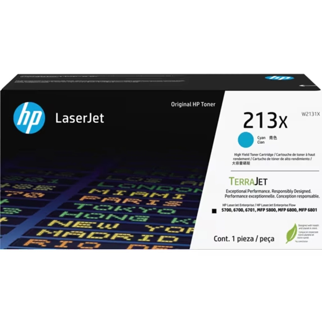 HP 213X CYAN ORIGINAL LASERJET TONER C