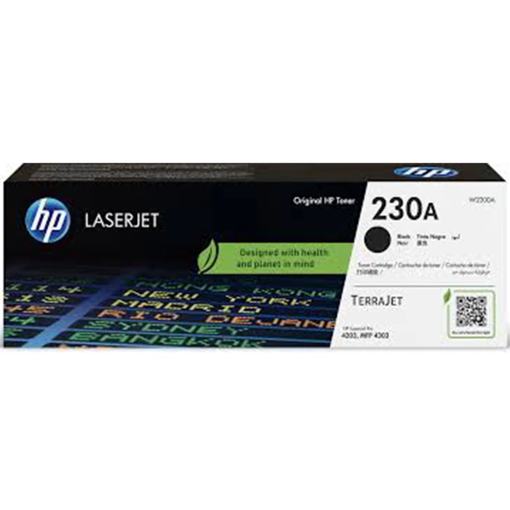 HP 230A Black Original LaserJet Toner Cartridge.
