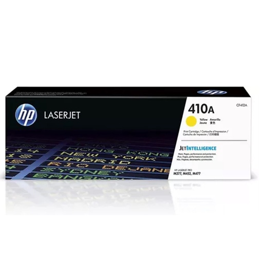 [S-CF412A] HP 410A YELLOW LASERJET TONER CARTRIDGE