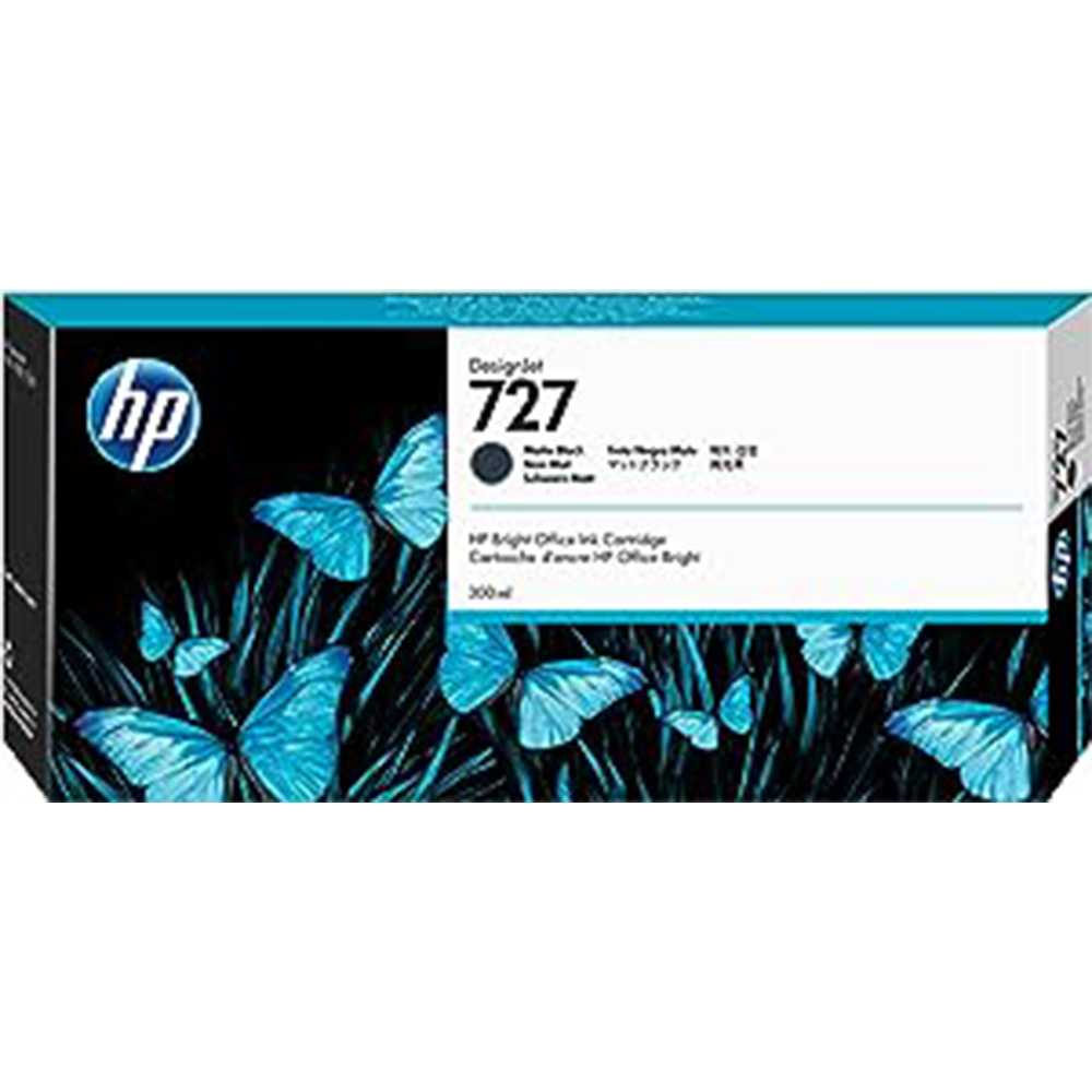 HP 727  MATTE BLACK DESIGNJET INK CARTRIDGE