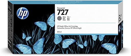 [S-F9J80A] HP 727 300 ML GREY INK CARTRIDGE