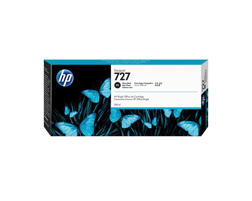 HP 727 300ML PHOTO BLACK INK CARTRIDGE