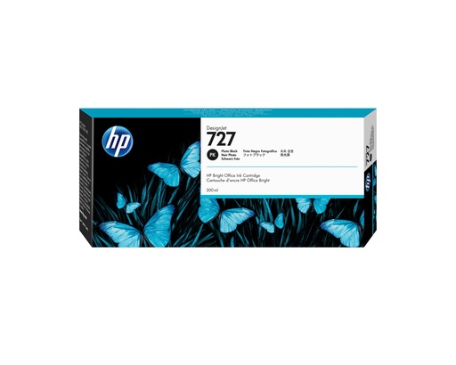 [S-F9J79A] HP 727 300ML PHOTO BLACK INK CARTRIDGE
