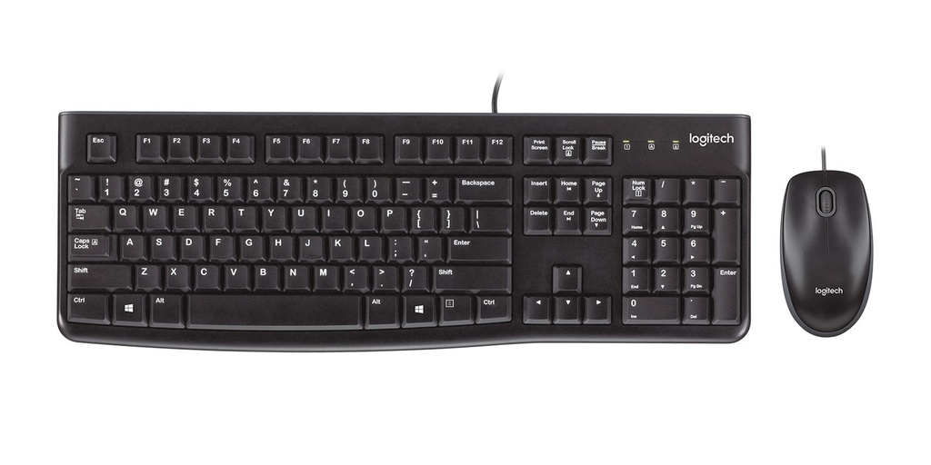 Logitech Desktop MK120 - Juego de teclado y ratón - USB