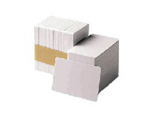 Zebra - Policloruro de vinilo (PVC) - blanco - CR-80 Card (85.6 x 54 mm) 500 uds. tarjetas