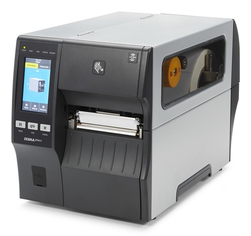[ZT41142-T010000Z] ZEBRA ZT411 TT Printer, 203 dpi, US Cord, Serial, USB, 10/100 Ethernet, Bluetooth 4.1/MFi, USB Host, EZPL