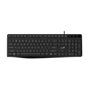 [KEYGENKB117SAIK] TECLADO GENIUS KB-117S Wired AI Copilot Silent USB Plug and Play Multimedia Black