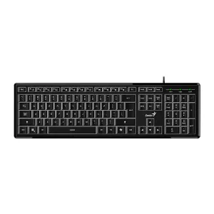 [KEYGENSS820AIUS] TECLADO GENIUS SlimStar 820 Illuminated Slim USB with AI Copilot Key Sleek Responsive and Smart