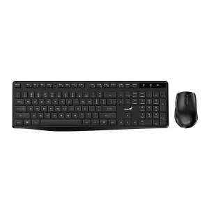 TECLADO GENIUS KM-8206S - MOUSE OPT. WIRELESS SILENCE USB 2.4Hz NEGRO SP