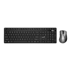 [KEYGENKM8216SAB] TECLADO - MOUSE GENIUS KM-8216S AI Copilot OPT. WIRELESS SILENCE USB 2.4Hz Black SP