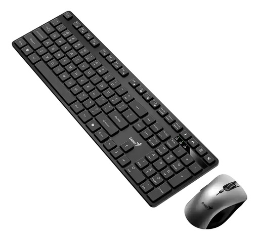 [TS-003277] TECLADO - MOUSE GENIUS KM-8216S AI Copilot OPT. WIRELESS SILENCE USB 2.4Hz Black SP
