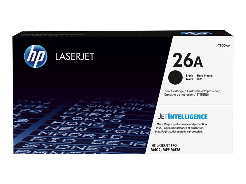HP - Cartucho de Tóner LaserJet 26A Negro