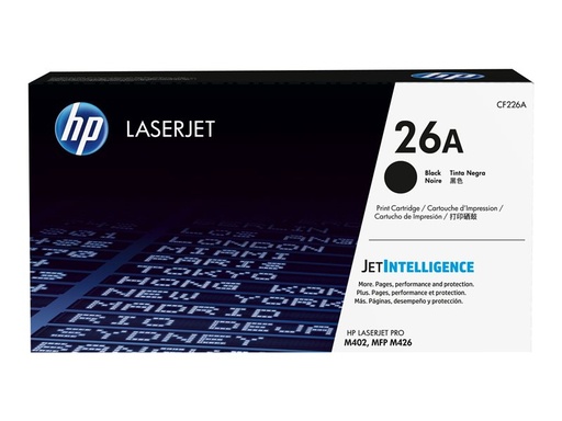[S-CF226A] HP - Cartucho de Tóner LaserJet 26A Negro