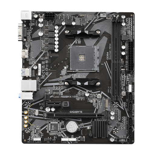 [TS-002112] MBO GIGABYTE A520M K V2 AMD AM4 RYZEN 5000 2DDR4 D-SUB HDMI M.2 USB3.2 PCIE 3.0 MATX
