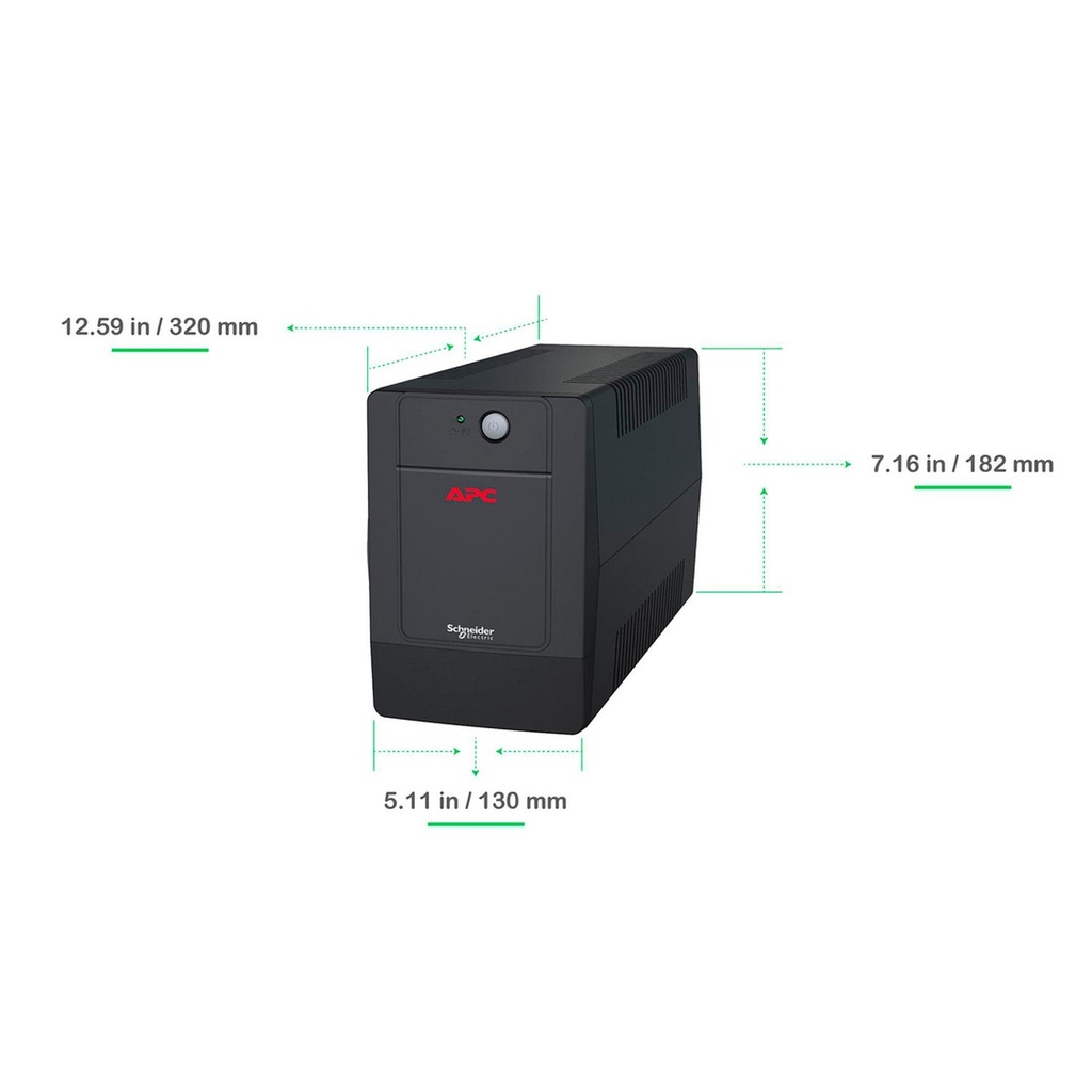 UPS APC BVG1200-LM INTERACTIVOS 120V 4 TOMAS 1200VA-650W