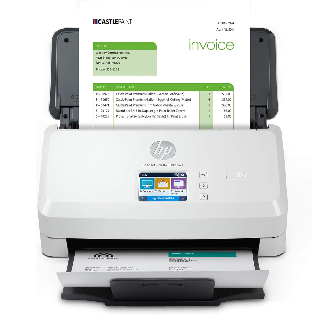 HP - Scanner ScanJet Pro N4000 snw1 40ppm