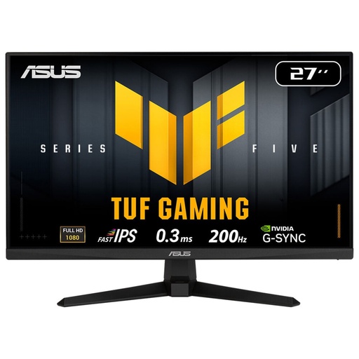 [TS-002229] MONITOR ASUS VG279Q5A Gaming 27Inch IPS Full-HD sRGB 200Hz 2HDMI DP FreeSync 2w Black