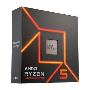 PROC. AMD RYZEN 5 7600X AM5 4.7GHZ 6CORE 12HILOS 6MB CACHE DDR5 105W FINFET DE 5NM TSMC NO-DIS