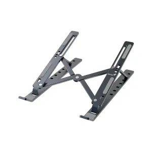 [ACCGENGSTDM250G] STAND Portable Notebook-Tablet-Mobile GENIUS M250 Aluminium 7Posiciones Iron Gray